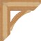 Ekena Millwork Thorton Slat Rough Sawn Bracket, Western Red Cedar, 6"W x 24"D x 24"H BKT06X24X24THR06RWR - alternate 4